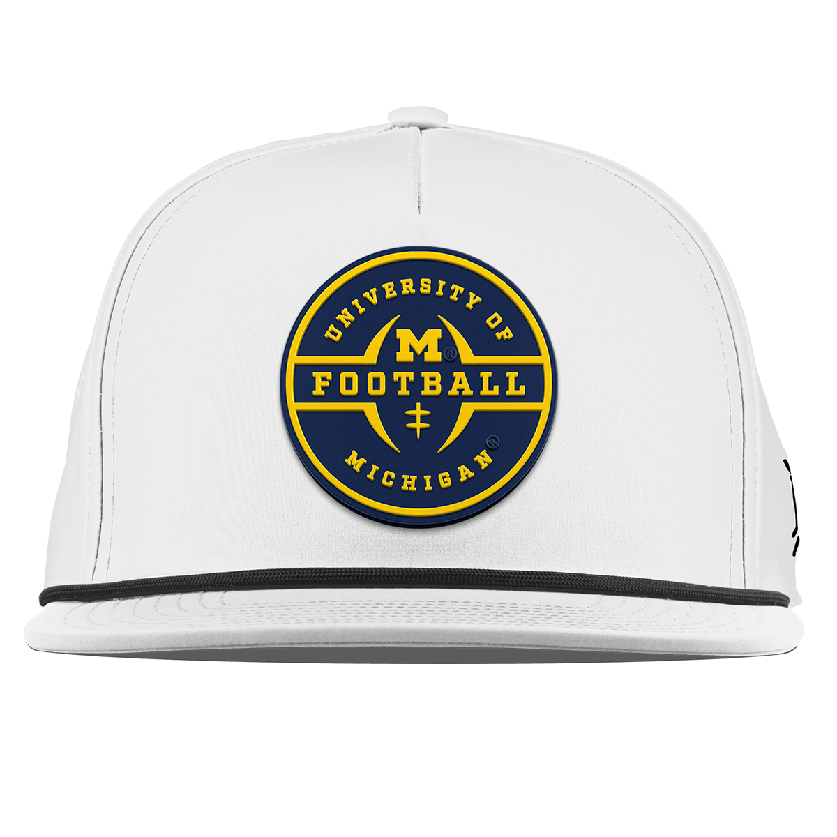 University of Michigan "Michigan Football Legacy" Flat 5 Panel Rope White