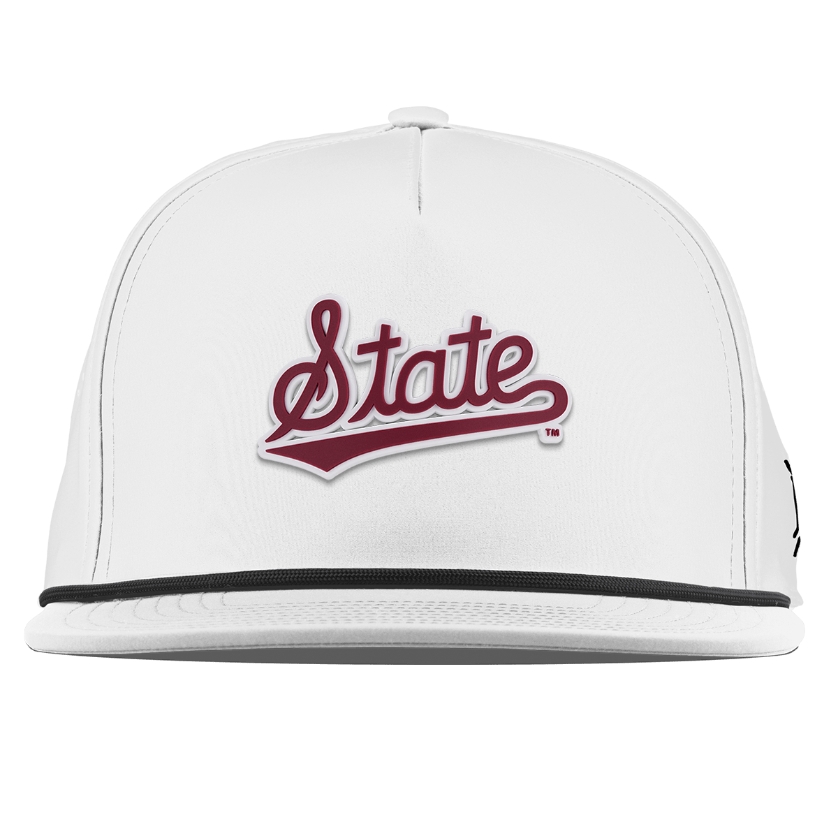 Mississippi State "Mississippi State Script" Flat 5 Panel Rope White