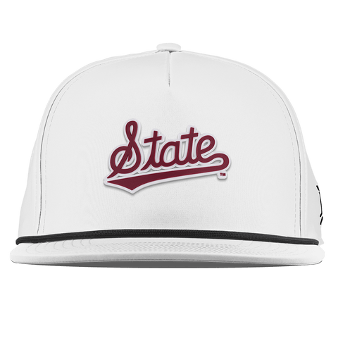 Mississippi State "Mississippi State Script" Flat 5 Panel Rope White