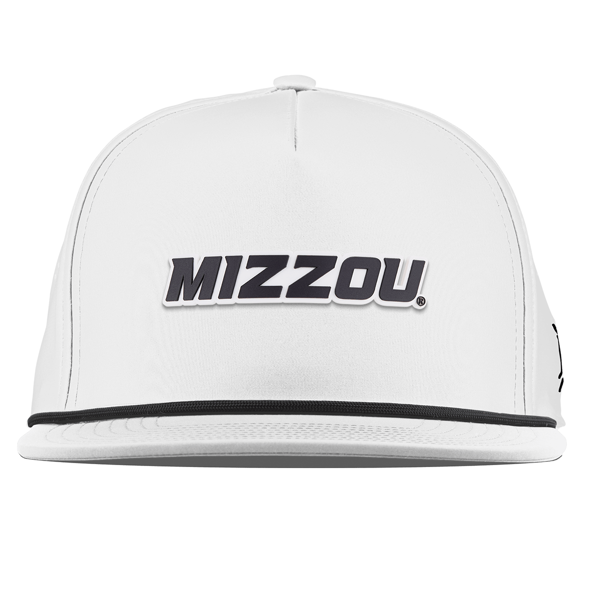 University of Missouri "Mizzou Block" Flat 5 Panel Rope White