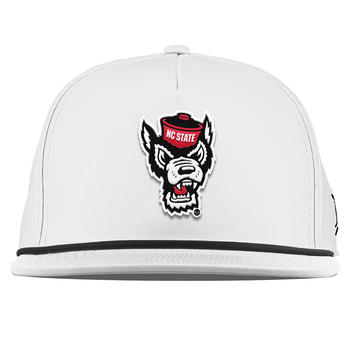 North Carolina State "NC State Team Logo" Flat 5 Panel Rope White