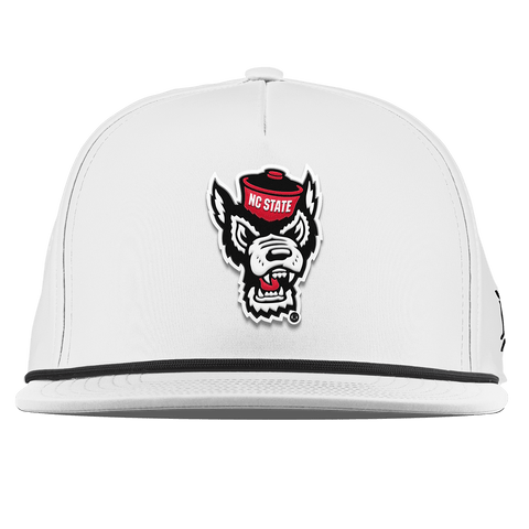 North Carolina State "NC State Team Logo" Flat 5 Panel Rope White