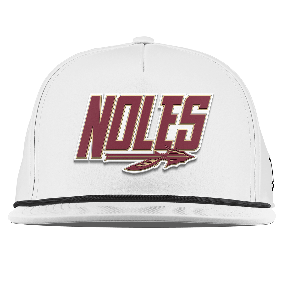 Florida State University "Noles" Flat 5 Panel Rope White 