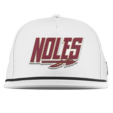 Florida State University "Noles" Flat 5 Panel Rope White 