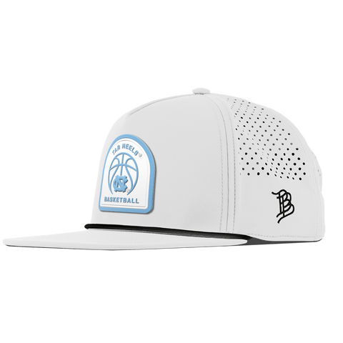 University of North Carolina "North Carolina Basketball" Flat 5 Panel Rope White