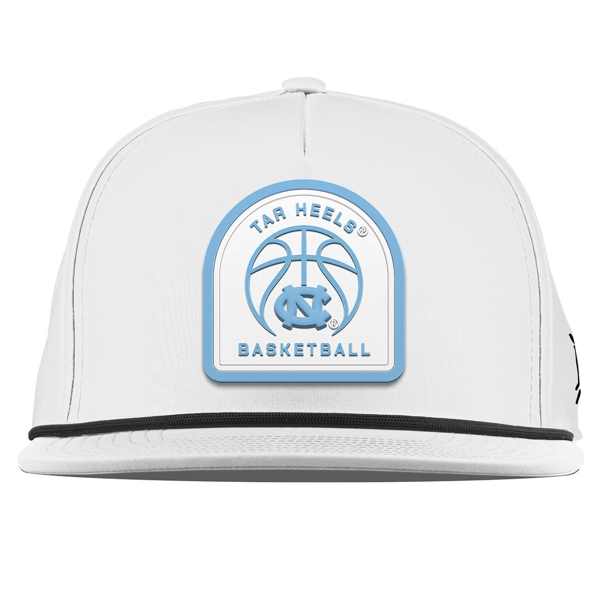 University of North Carolina "North Carolina Basketball" Flat 5 Panel Rope White