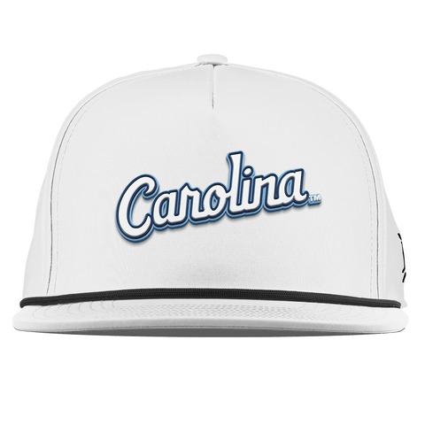 University of North Carolina "North Carolina Script" Flat 5 Panel Rope White