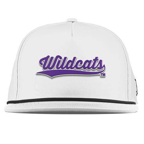 Northwestern University "Northwestern Wildcats Script" Flat 5 Panel Rope White