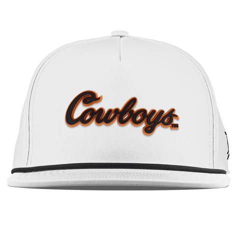 Oklahoma State University "Oklahoma State Cowboys" Flat 5 Panel Rope White