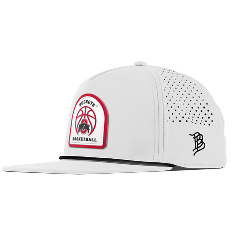 Ohio State University "Ohio State Basketball" Flat 5 Panel Rope White