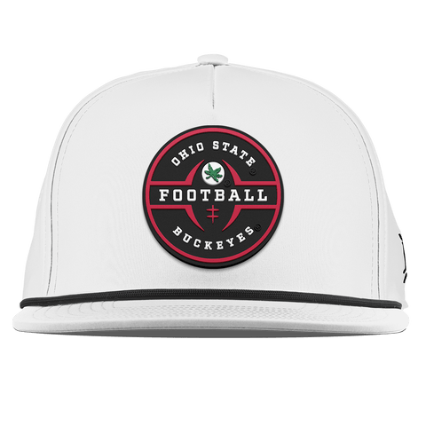 Ohio State University "Ohio State Football Legacy" Flat 5 Panel Rope White