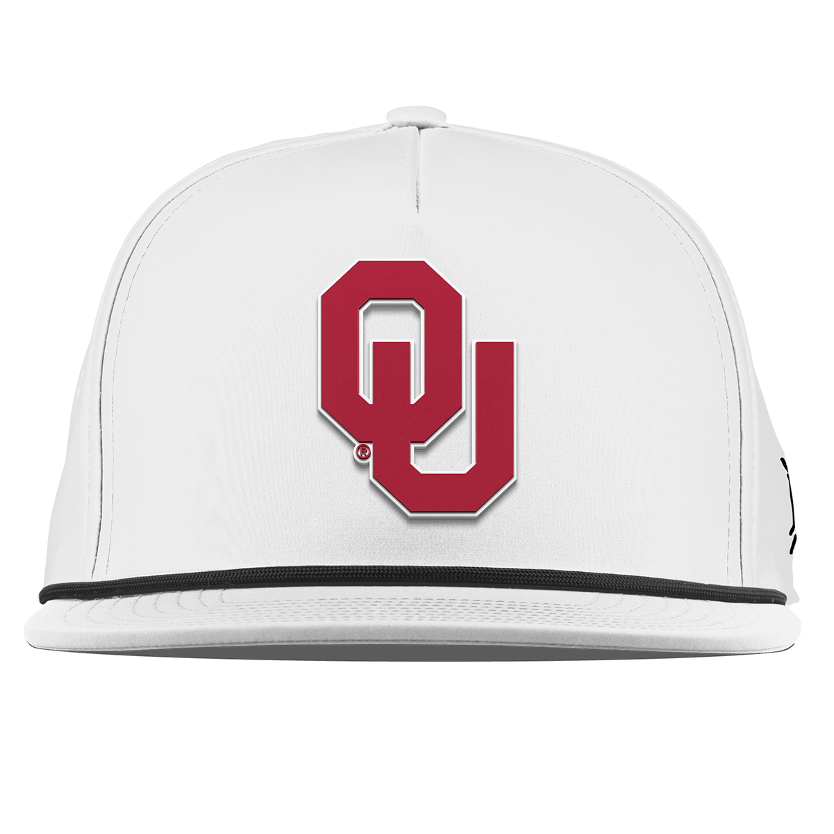 University of Oklahoma "Oklahoma Team Logo" Flat 5 Panel Rope White