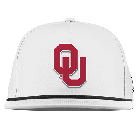 University of Oklahoma "Oklahoma Team Logo" Flat 5 Panel Rope White