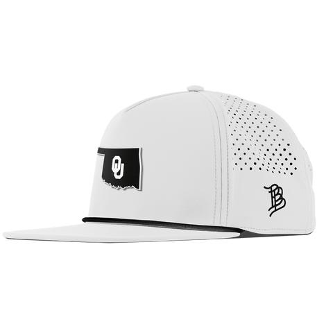University of Oklahoma "Oklahoma Vintage Series" Flat 5 Panel Rope White