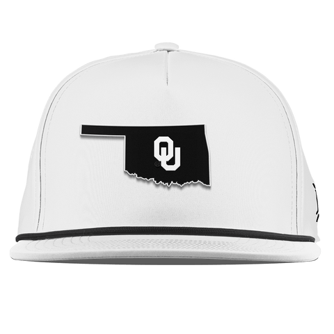 University of Oklahoma "Oklahoma Vintage Series" Flat 5 Panel Rope White
