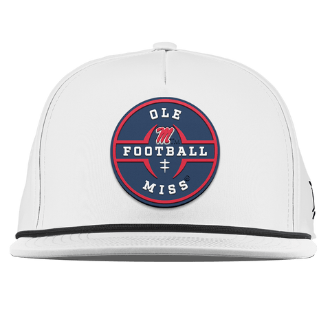 University of Mississippi "Ole Miss Football Legacy" Flat 5 Panel Rope White