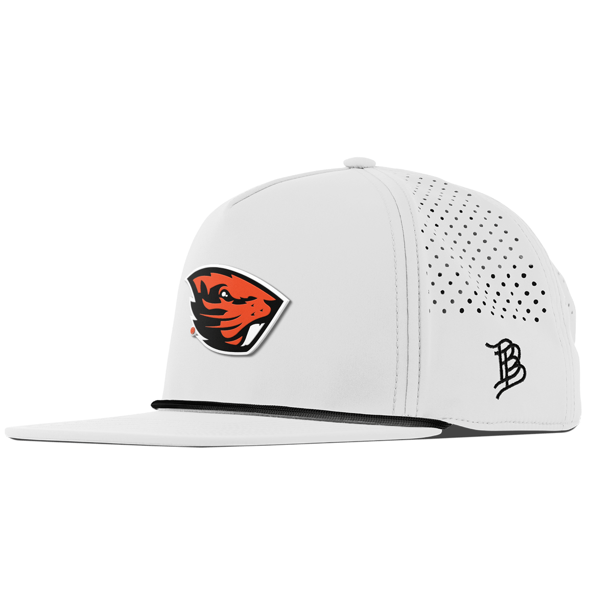Oregon State University "Oregon State Team Logo" Flat 5 Panel Rope White