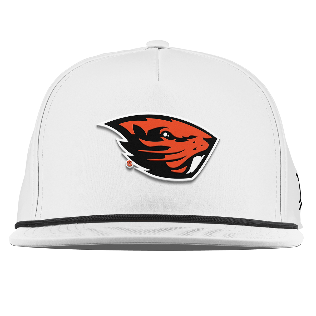 Oregon State University "Oregon State Team Logo" Flat 5 Panel Rope White