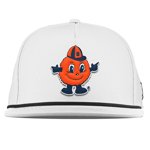 Syracuse University "Otto The Orange" Flat 5 Panel Rope White