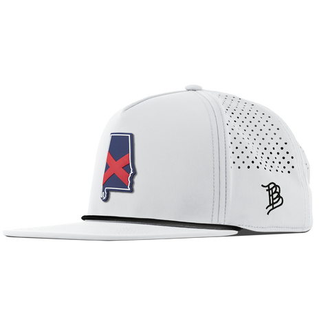 Alabama Patriot Series Flat 5 Panel Rope White 