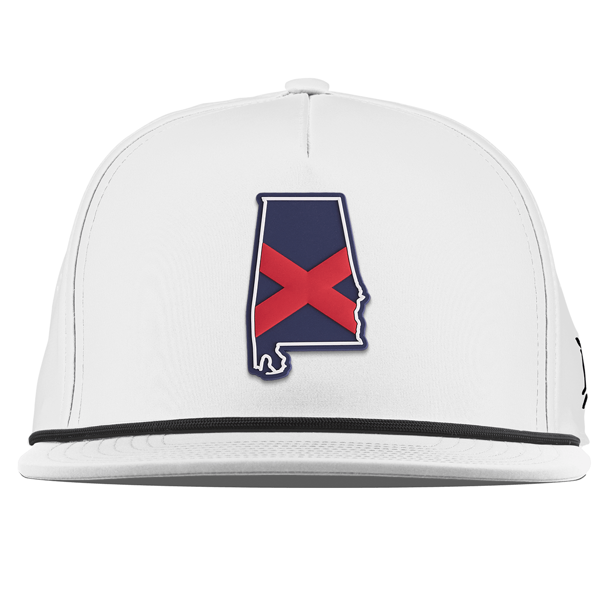 Alabama Patriot Series Flat 5 Panel Rope White