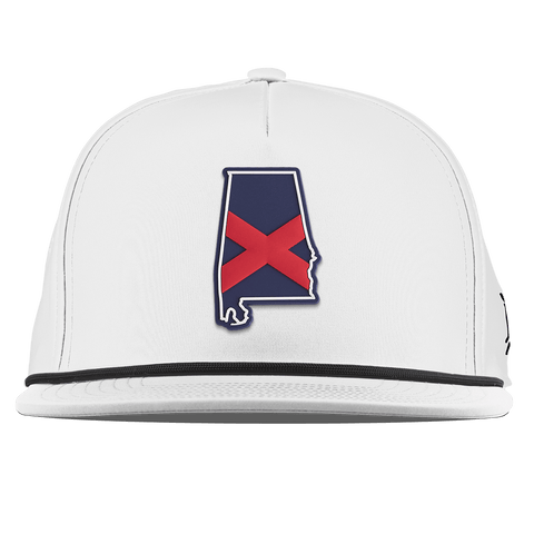 Alabama Patriot Series Flat 5 Panel Rope White