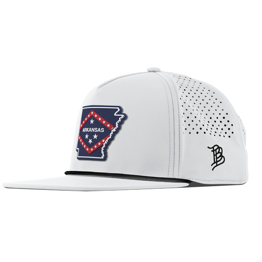 Arkansas Patriot Series Flat 5 Panel Rope White 