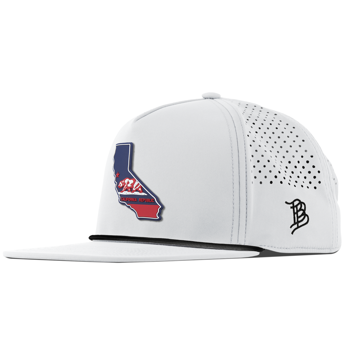 California Patriot Series Flat 5 Panel Rope White 