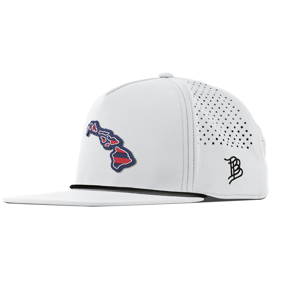 Hawaii Patriot Series Flat 5 Panel Rope White 