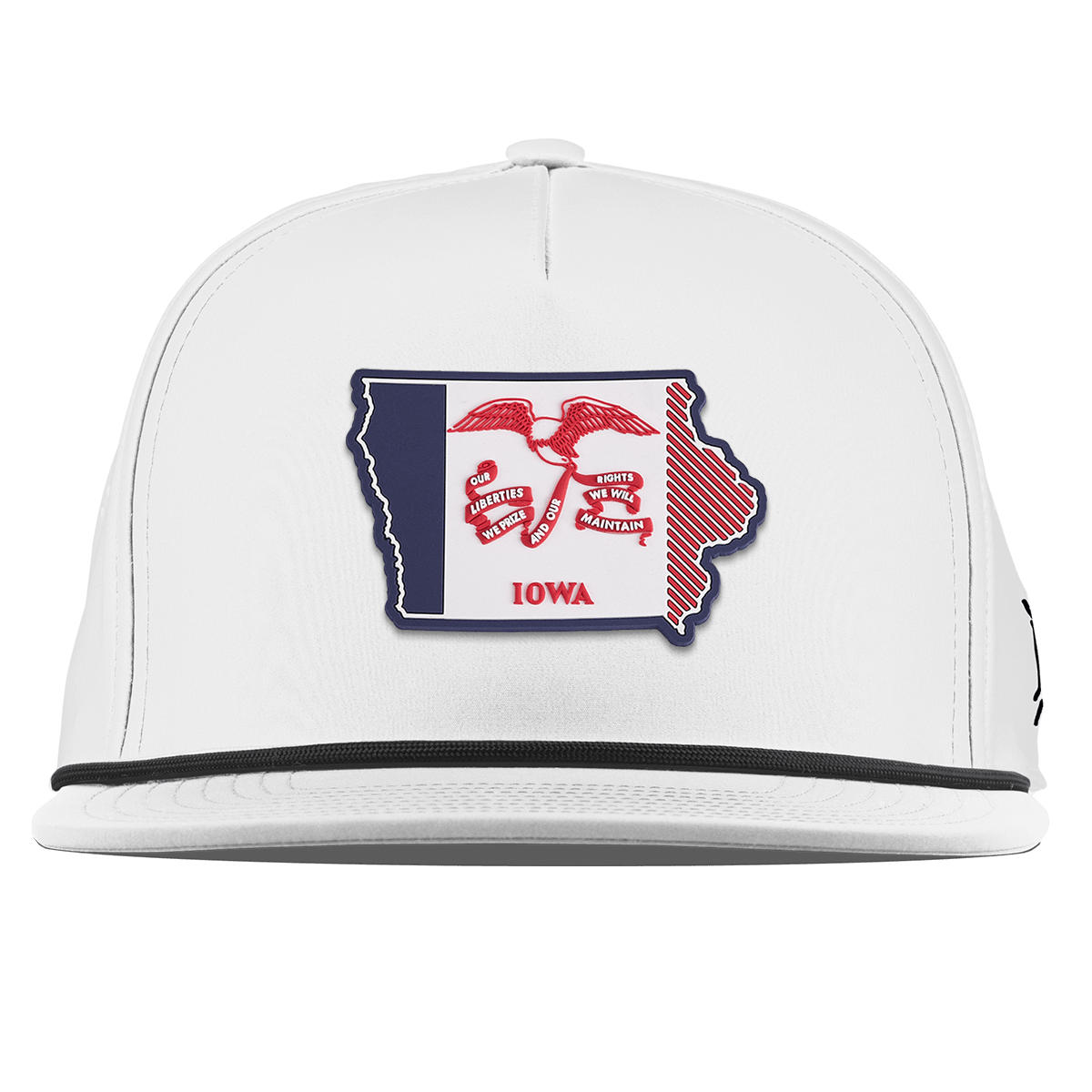 Iowa Patriot Series Flat 5 Panel Rope White