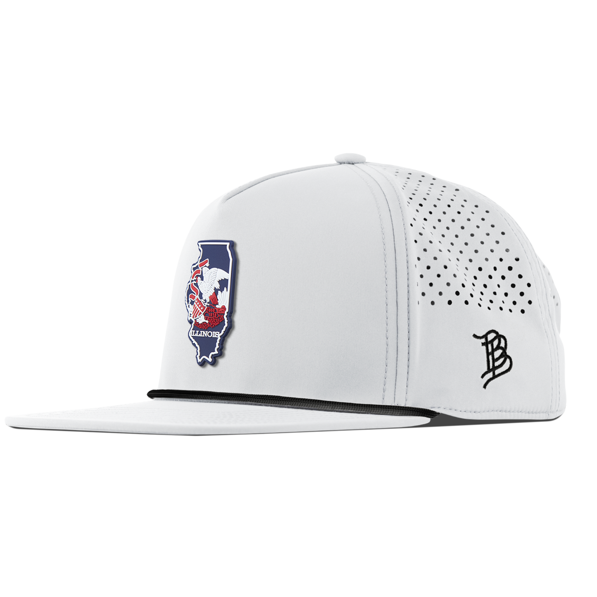 Illinois Patriot Series Flat 5 Panel Rope White 