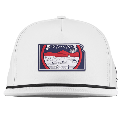Kansas Patriot Series Flat 5 Panel Rope White