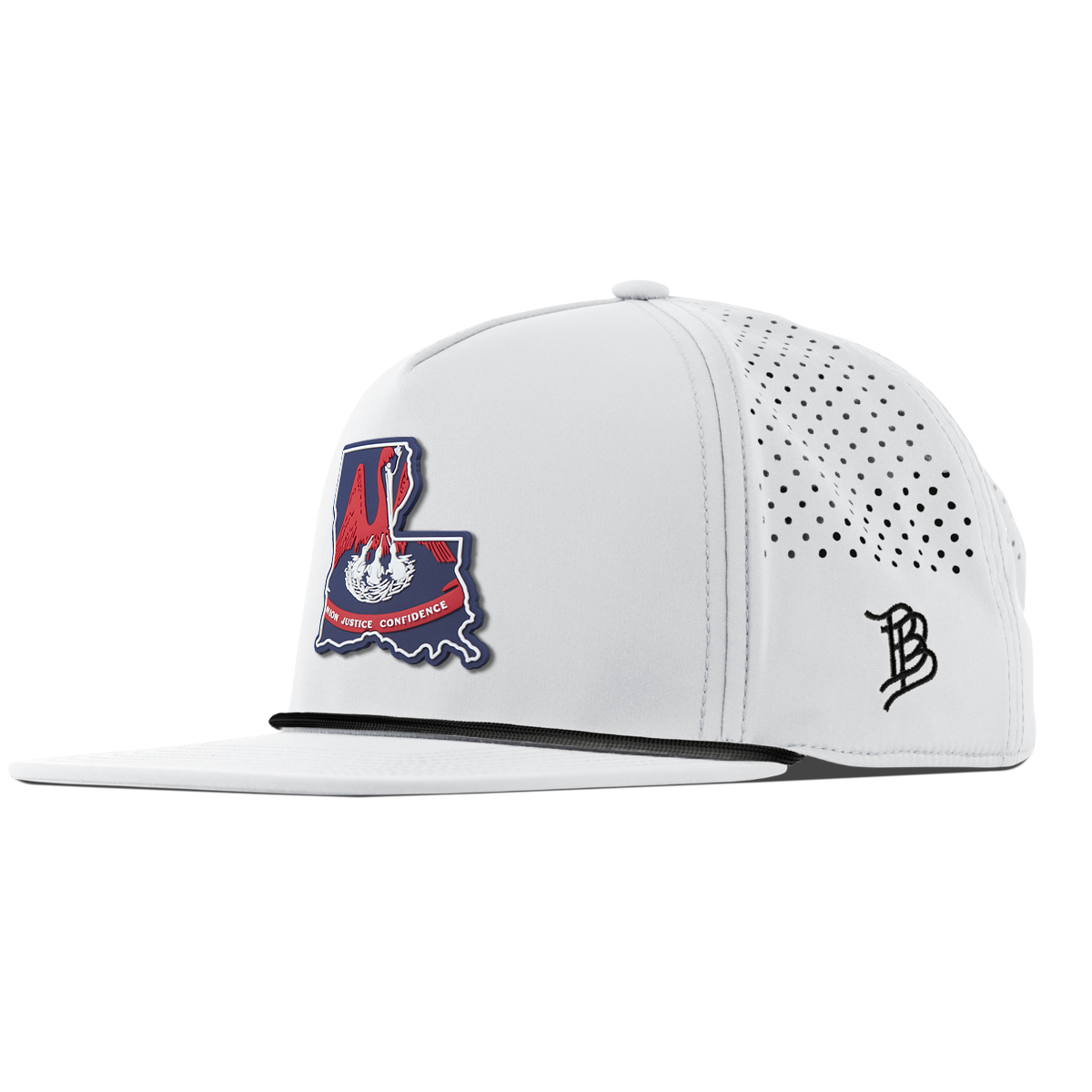 Louisiana Patriot Series Flat 5 Panel Rope White 