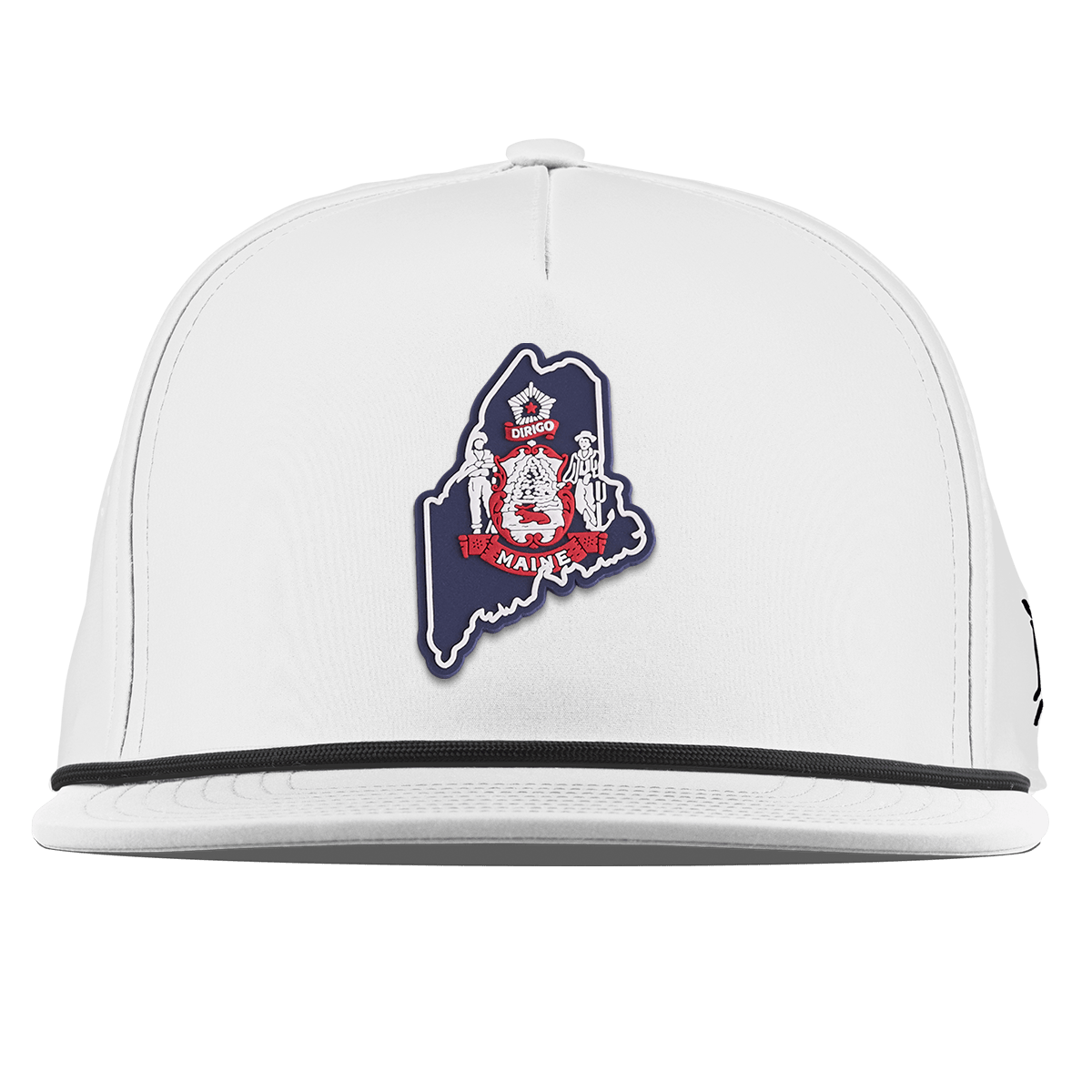 Maine Patriot Series Flat 5 Panel Rope White