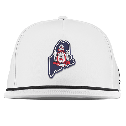 Maine Patriot Series Flat 5 Panel Rope White