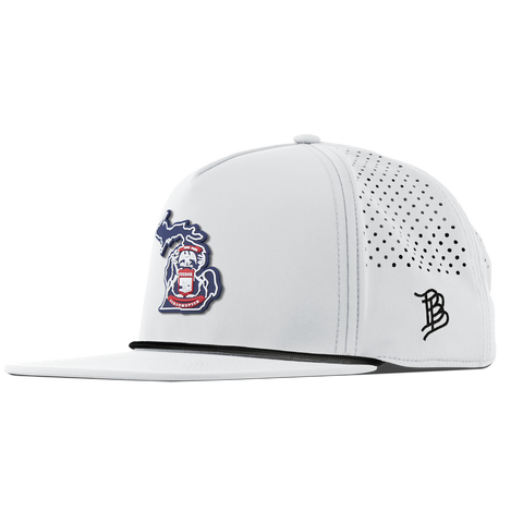 Michigan Patriot Series Flat 5 Panel Rope White 