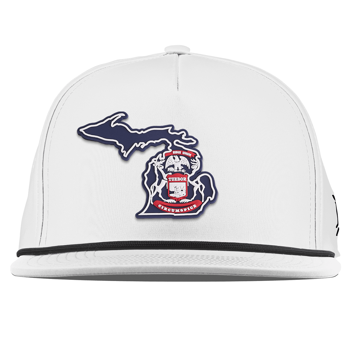 Michigan Patriot Series Flat 5 Panel Rope White