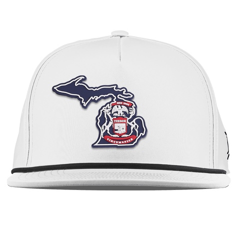 Michigan Patriot Series Flat 5 Panel Rope White