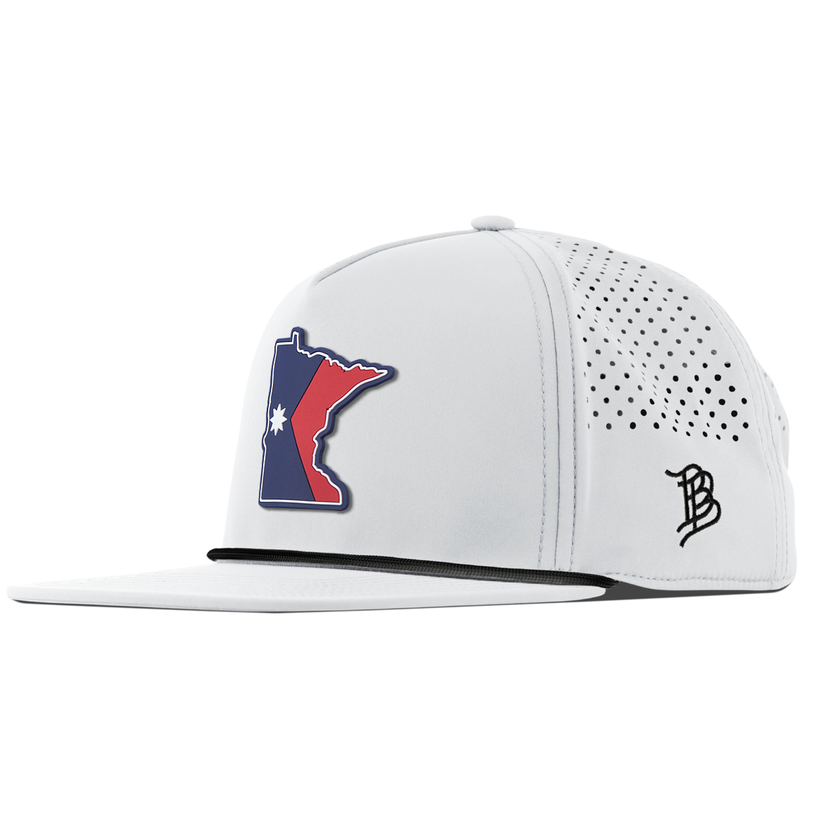 Minnesota Patriot Series Flat 5 Panel Rope White 