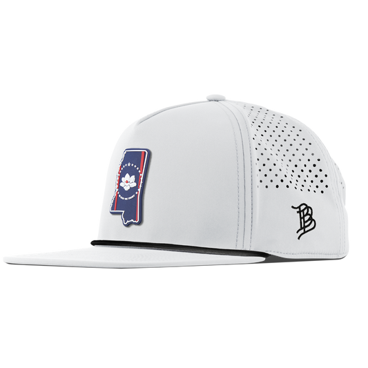 Mississippi Patriot Series Flat 5 Panel Rope White 