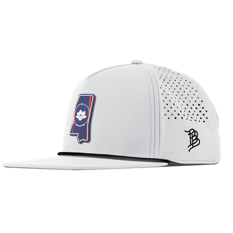 Mississippi Patriot Series Flat 5 Panel Rope White 