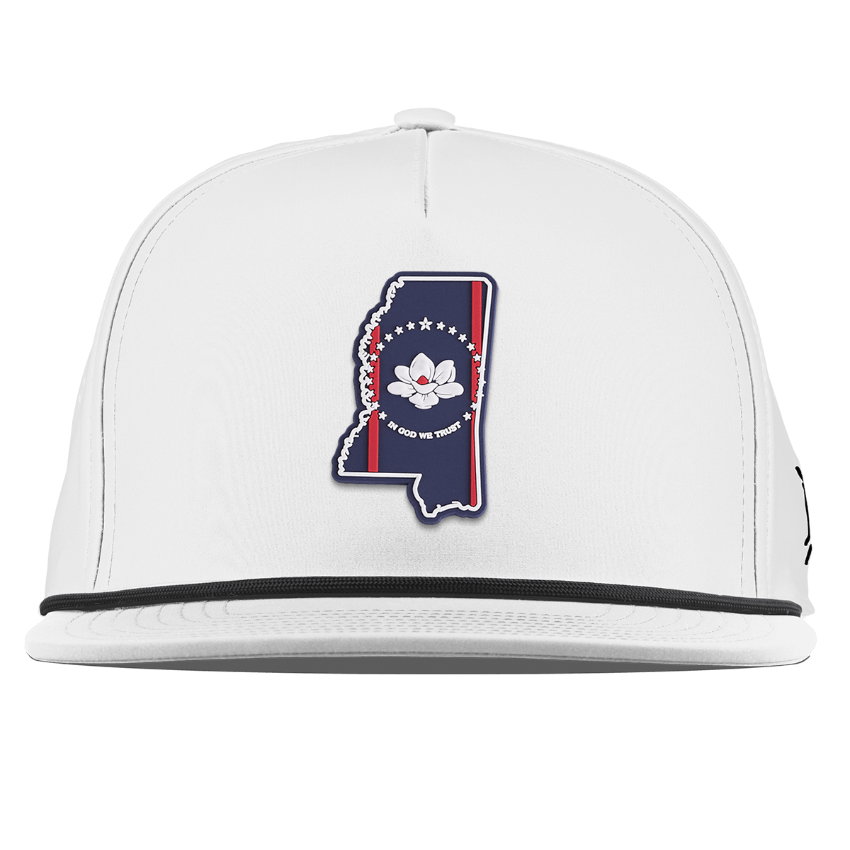 Mississippi Patriot Series Flat 5 Panel Rope White