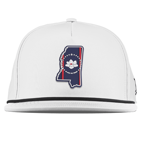 Mississippi Patriot Series Flat 5 Panel Rope White