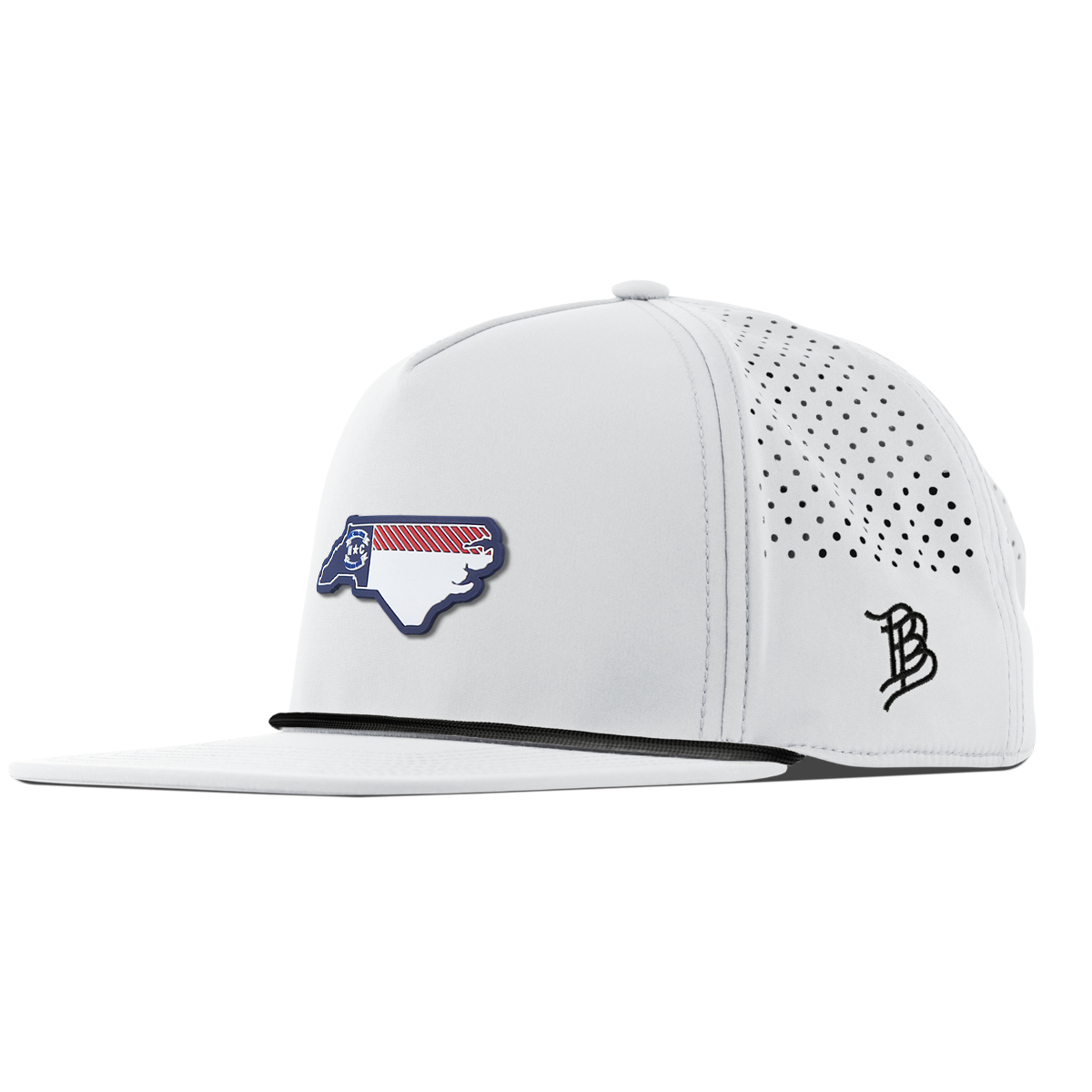 North Carolina Patriot Series Flat 5 Panel Rope White 