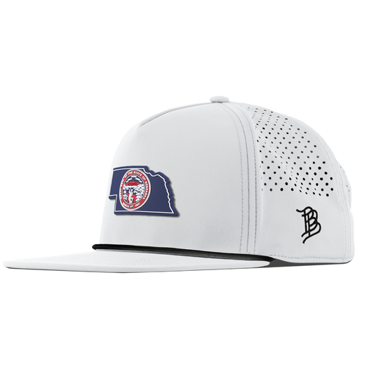 Nebraska Patriot Series Flat 5 Panel Rope White 