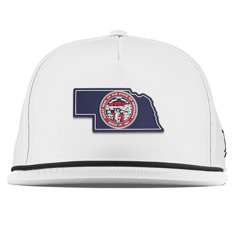 Nebraska Patriot Series Flat 5 Panel Rope White
