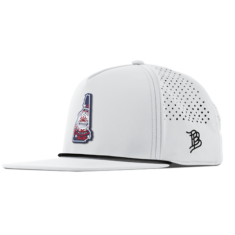 New Hampshire Patriot Series Flat 5 Panel Rope White 
