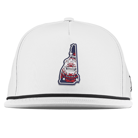 New Hampshire Patriot Series Flat 5 Panel Rope White