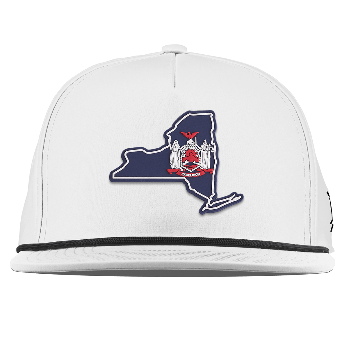 New York Patriot Series Flat 5 Panel Rope White