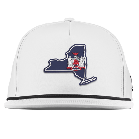 New York Patriot Series Flat 5 Panel Rope White